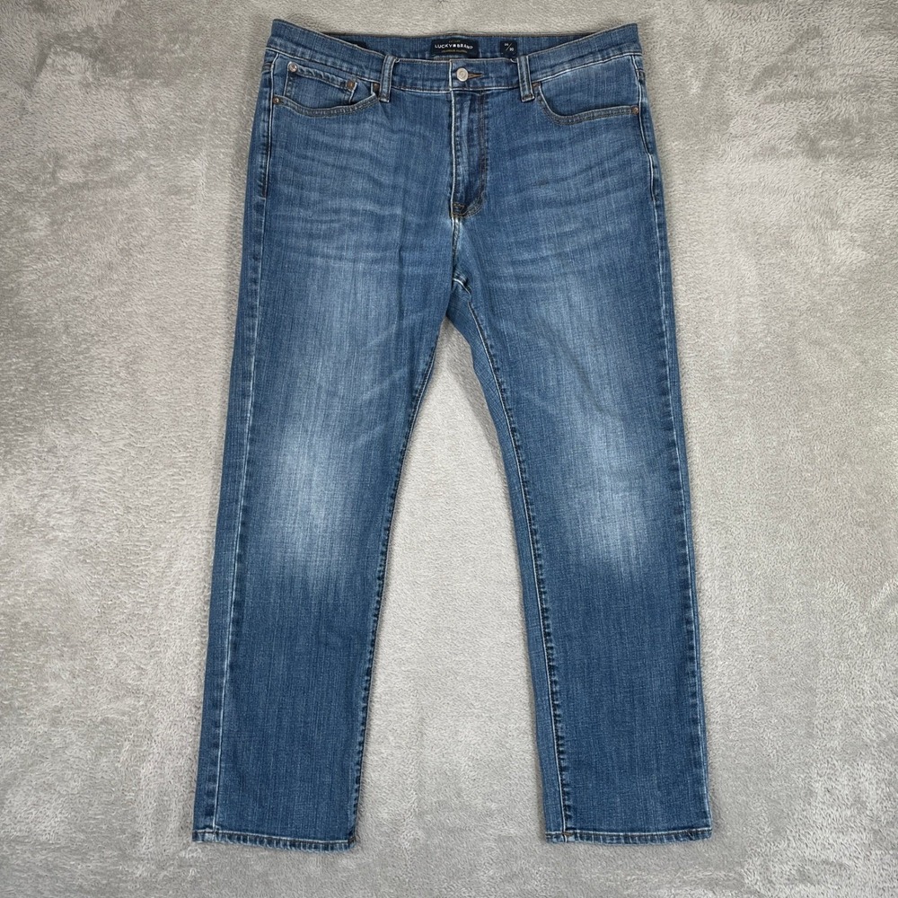 Lucky Brand 410 Athletic Slim Jeans Mens 36x30 Blue Stretch Denim Pants